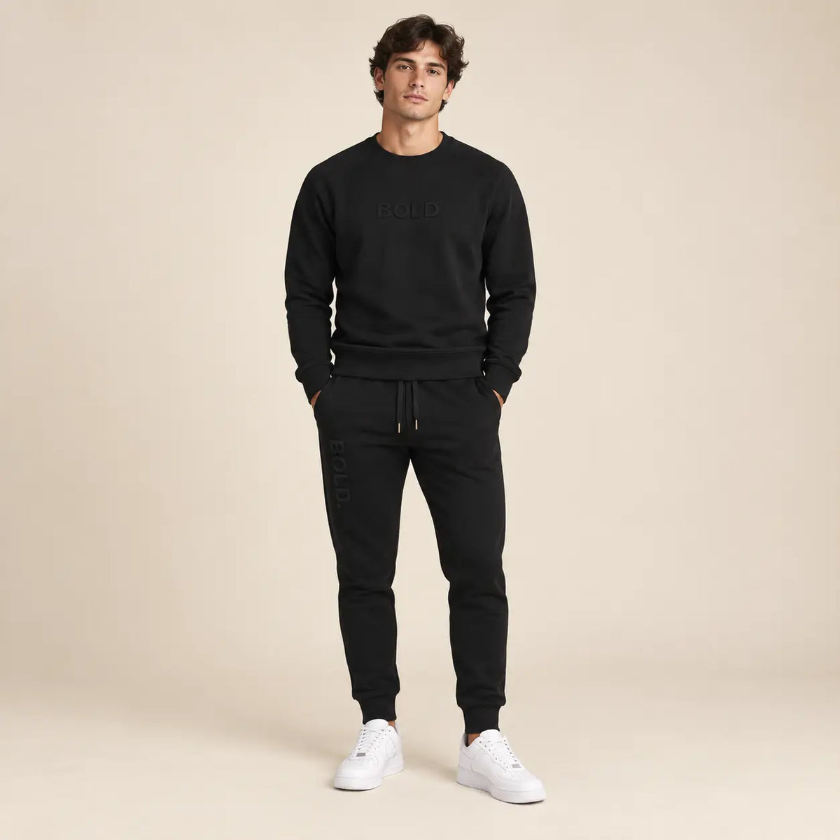 Slim Sweatpants - Ultra Black BOLD