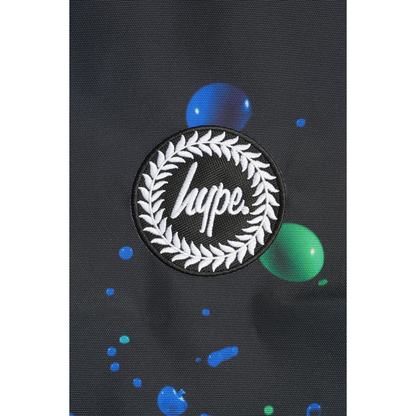 Black 3D Droplet Sports Drawstring Bag
