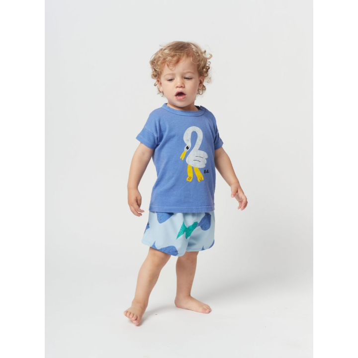 Multicolor fish swim shorts
