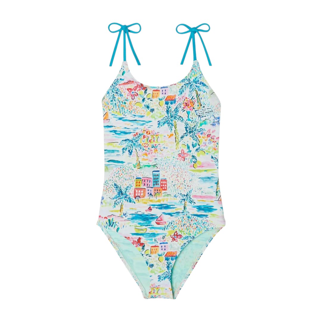 Gigi One Piece Swimsuit - Aqua