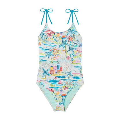 Gigi One Piece Swimsuit - Aqua
