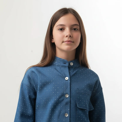 Juliana Glitter Denim Set