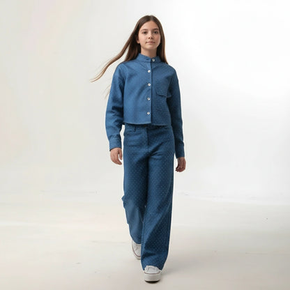 Juliana Glitter Denim Set