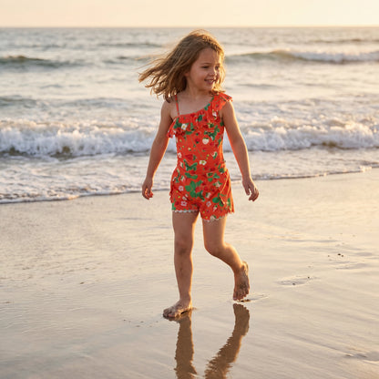 Girls Berry Bloom Swimsuit &amp; Shorts
