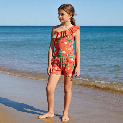 Girls Berry Bloom Swimsuit &amp; Shorts