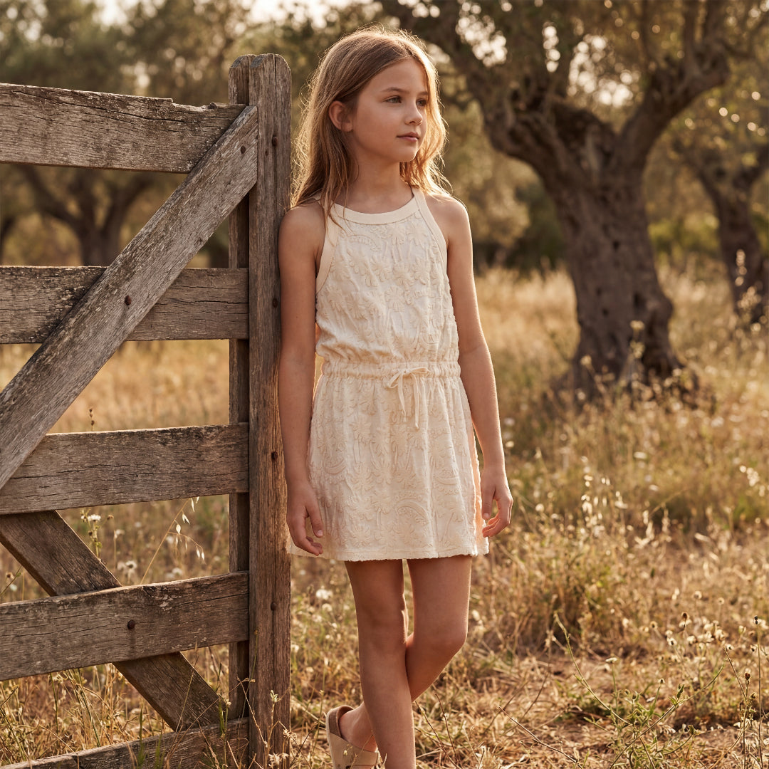 Girls Palm Breeze Terry Dress