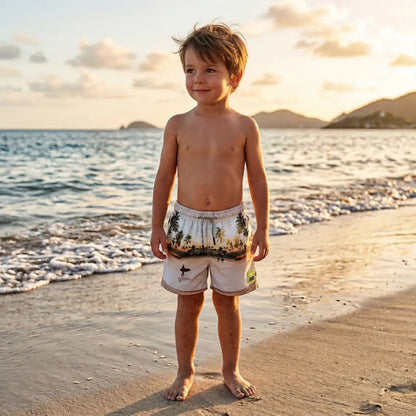 Boys Tropical Surf Beach Swim Shorts Molo