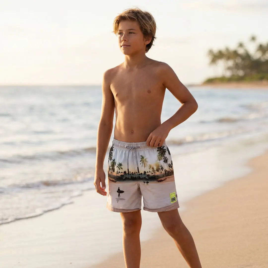 Boys Tropical Surf Beach Swim Shorts Molo