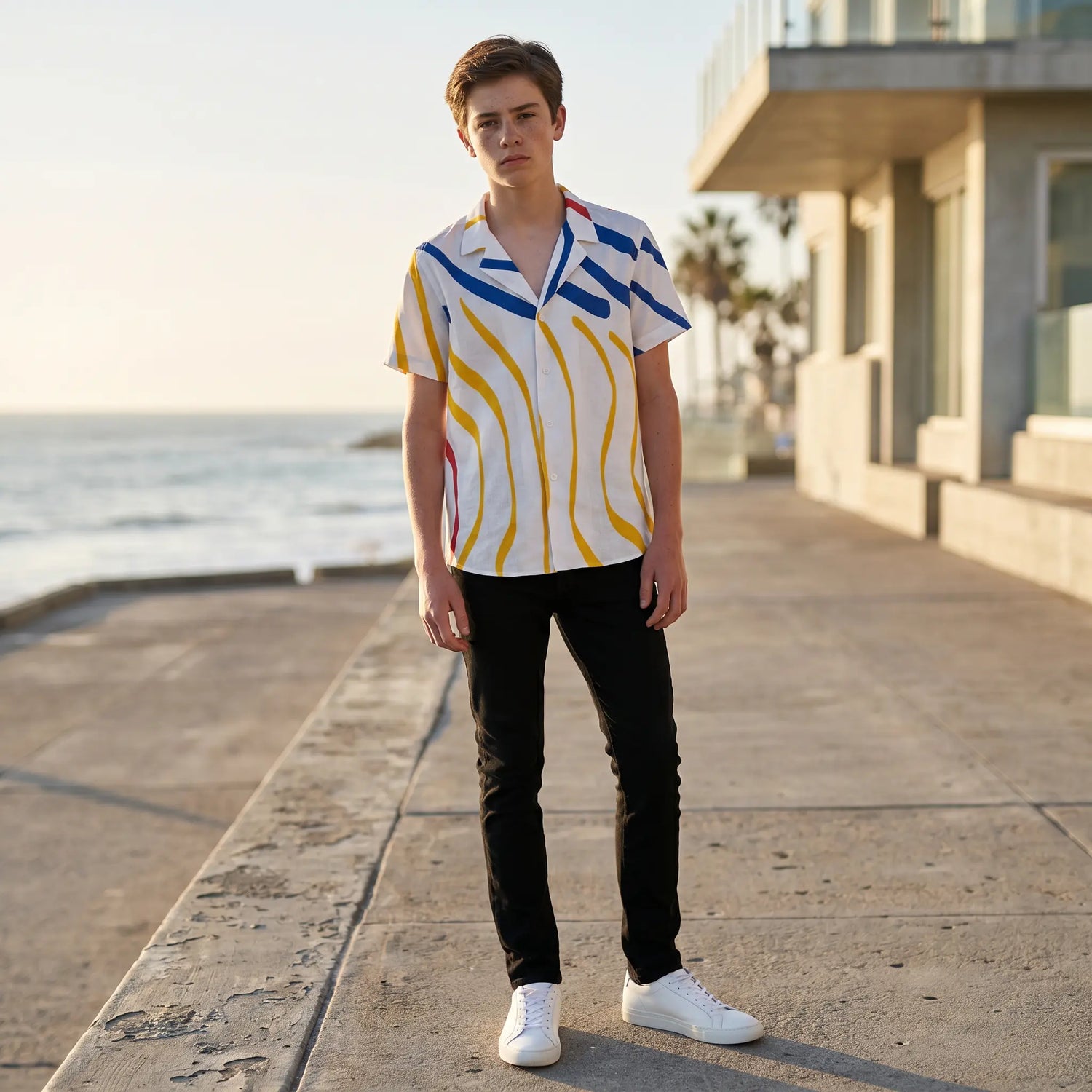 Bruno Sound Waves Shirt WOLF &amp; RITA