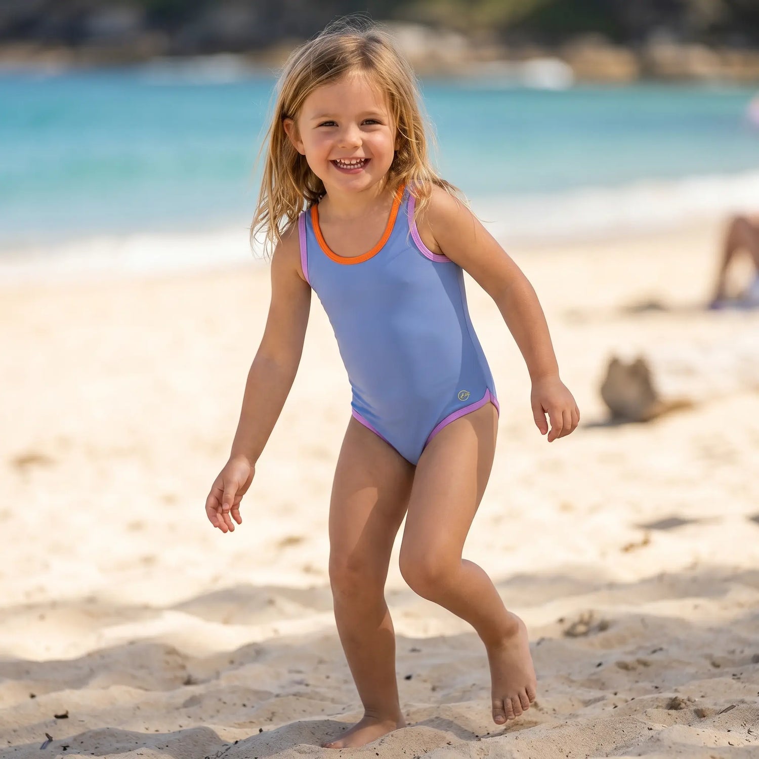 Blue One-piece Swimsuit BAINES COLLECTION