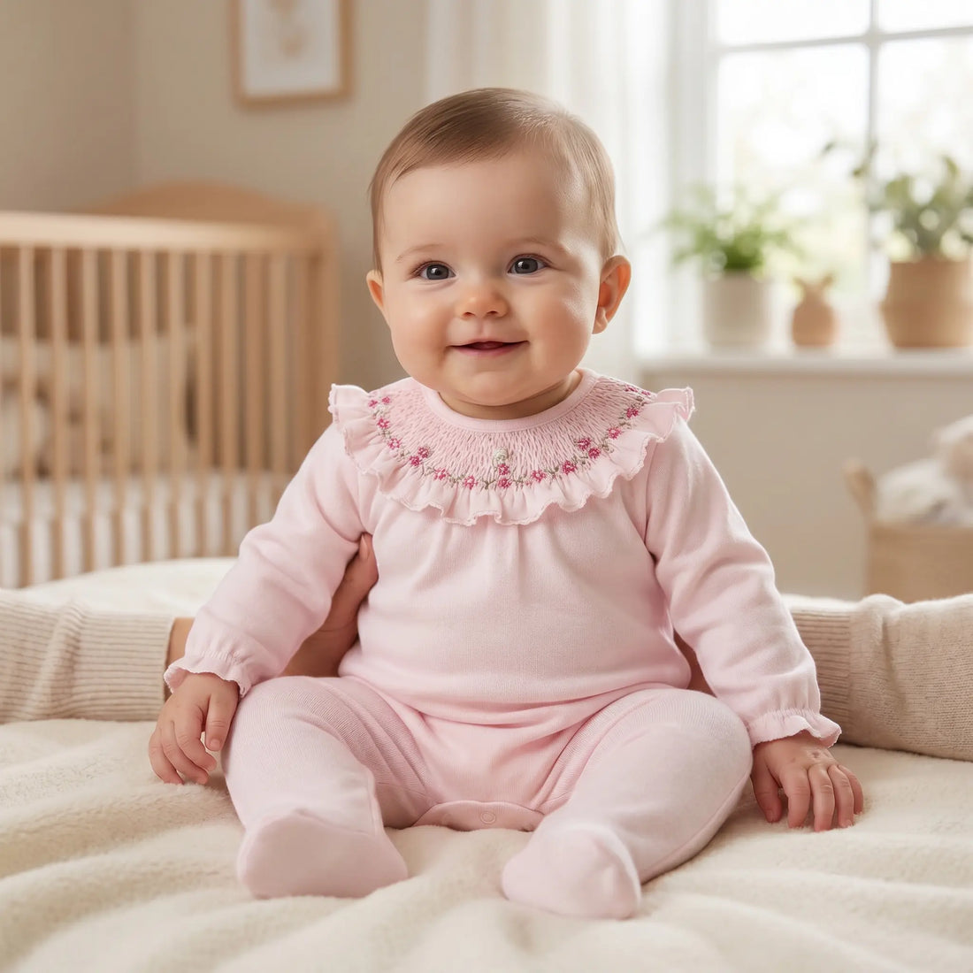 Little Flower Pink Romper TARTINE ET CHOCOLAT