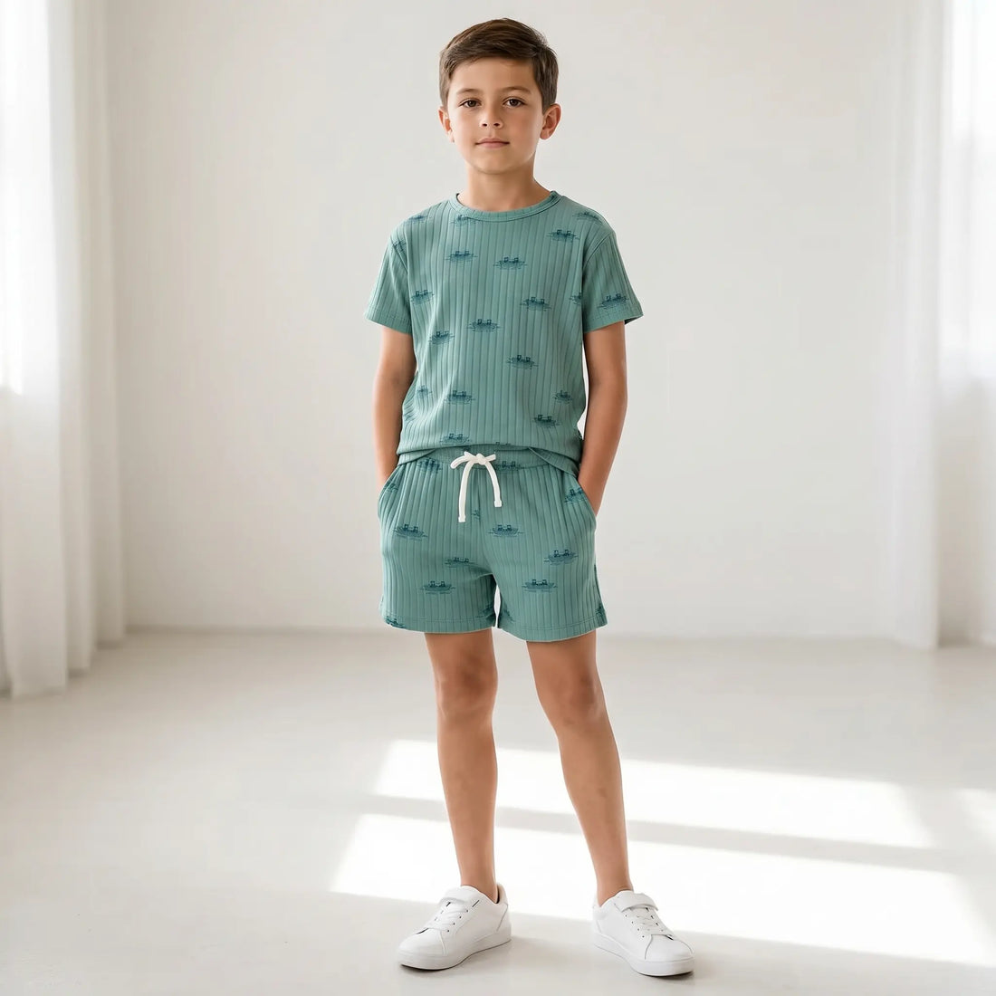 Sea Table Tee &amp; Shorts TINYCOTTONS