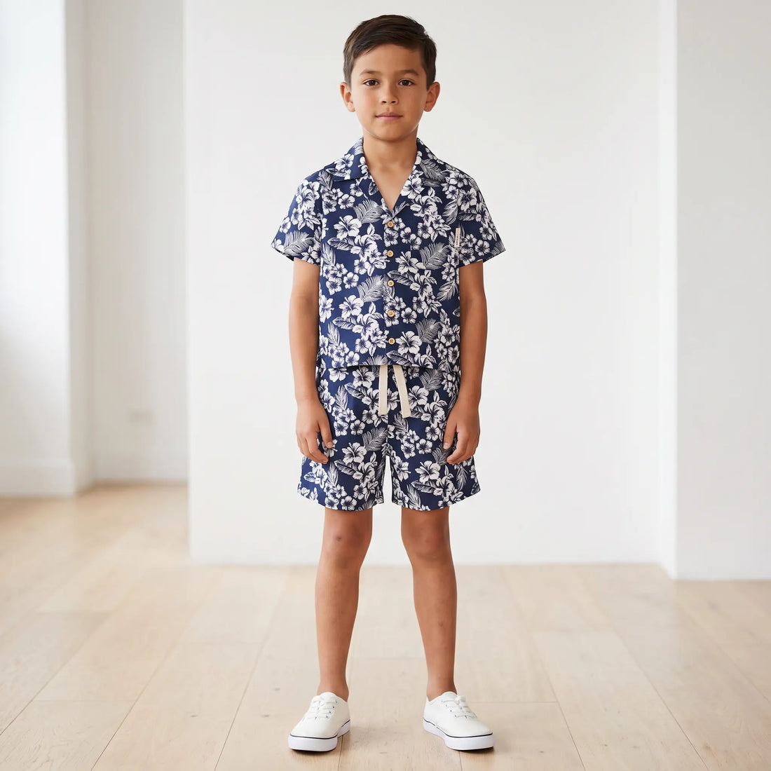Hibiscus Boy Shirt &amp; Bermuda THE NEW SOCIETY