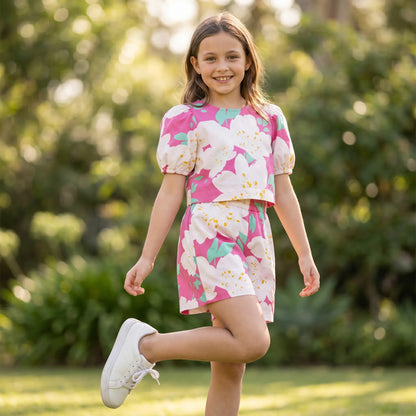 Girl Shirt &amp; Shorts - Orchidea ZHOE &amp; TOBIAH