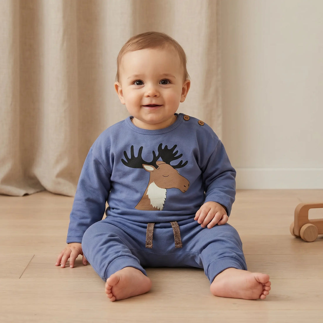 Cotton fleece Sweatshirt &amp; Pants - Inkblue BEANS BARCELONA
