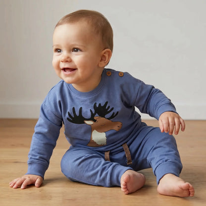Cotton fleece Sweatshirt &amp; Pants - Inkblue BEANS BARCELONA