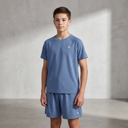 Boys Blue T-Shirt &amp; Shorts Set