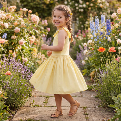 Girls Sun Bleached Organic Cotton Dress