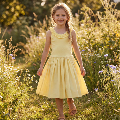 Girls Sun Bleached Organic Cotton Dress