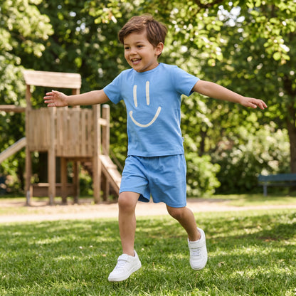 Boys Blue Tide Shirt &amp; Shorts Set
