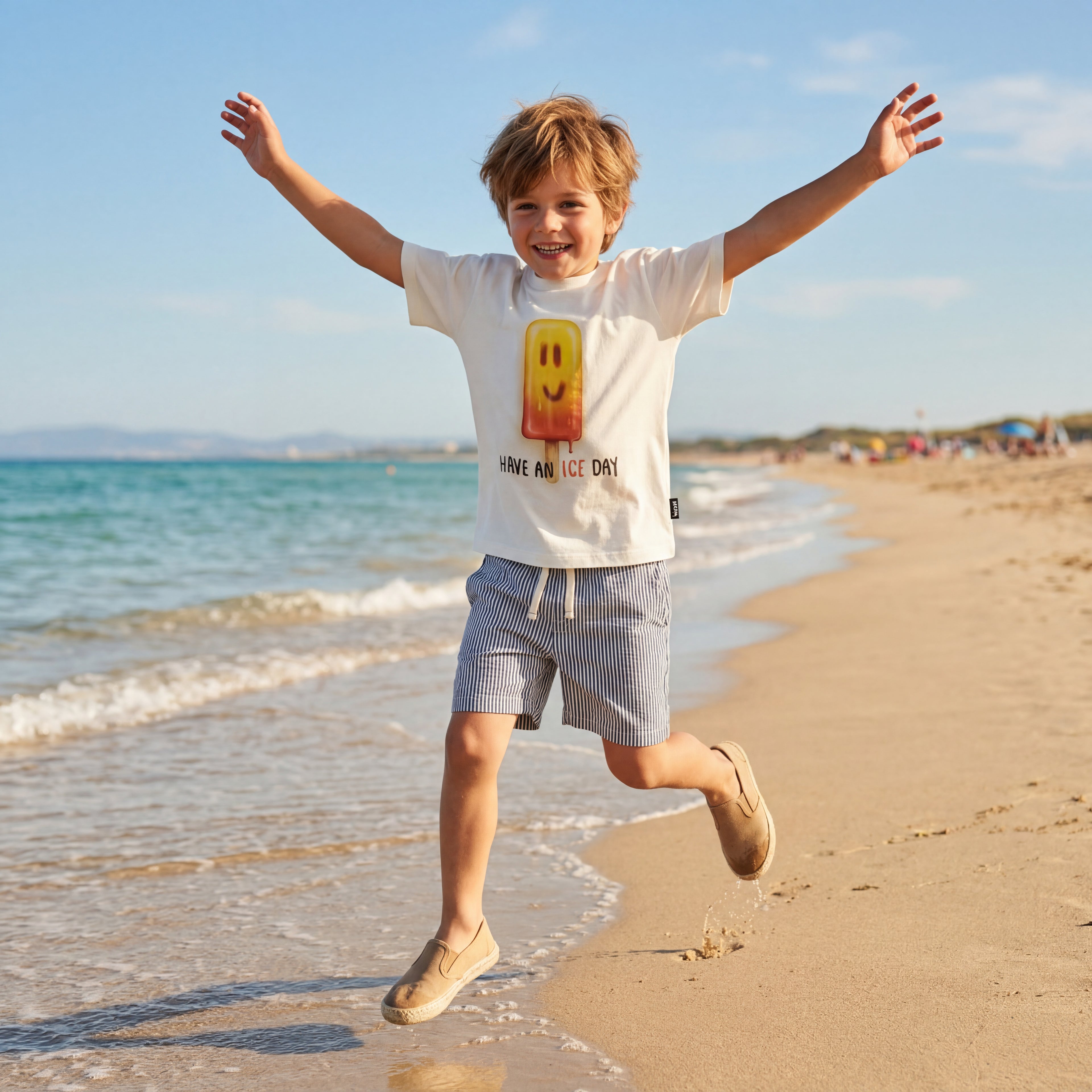 Boys Ice Day Organic Cotton T-Shirt