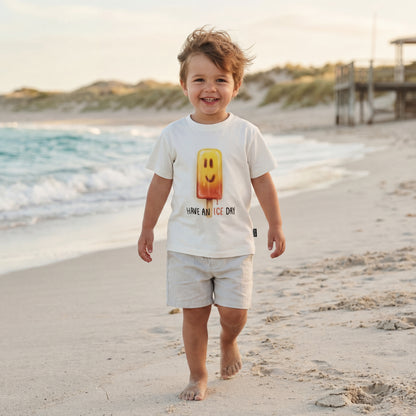Boys Ice Day Organic Cotton T-Shirt