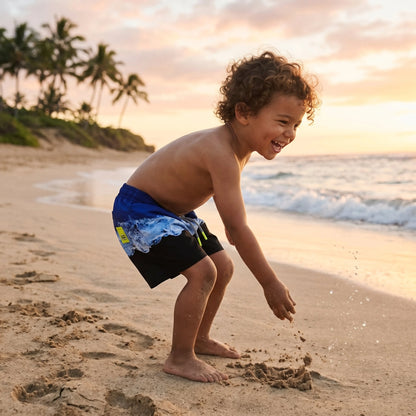 Boys Deep Ocean Tie-Dye Swim Shorts Molo