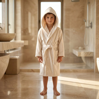 Sand Terry Bath Robe GARBO &amp; FRIENDS