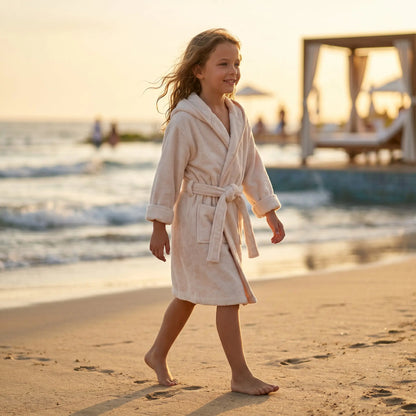 Sand Terry Bath Robe GARBO &amp; FRIENDS