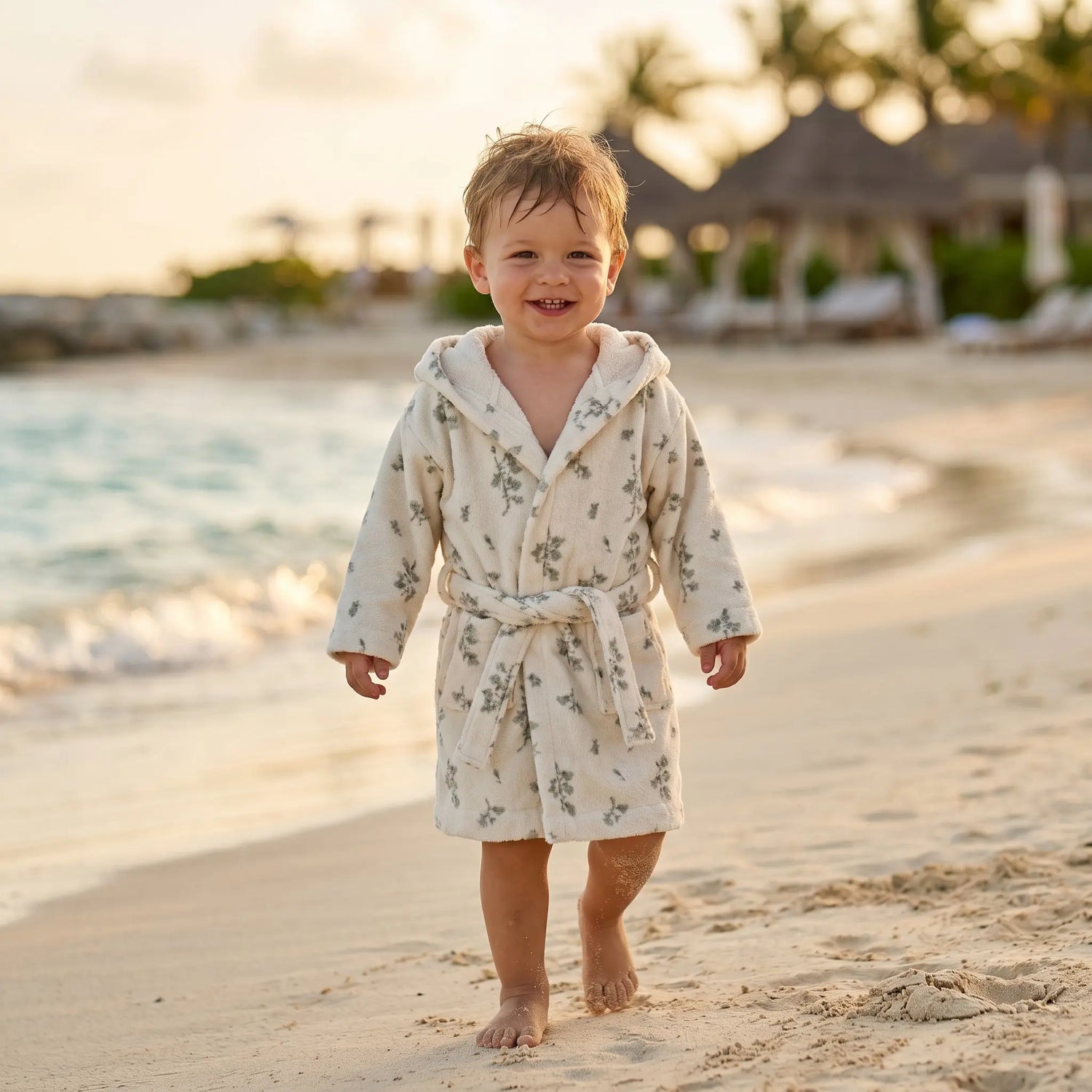 Bluebell Terry Bath Robe GARBO &amp; FRIENDS