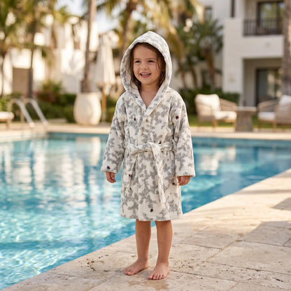 Pomegranate Terry Bathrobe GARBO &amp; FRIENDS