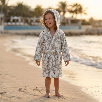 Pomegranate Terry Bathrobe GARBO &amp; FRIENDS