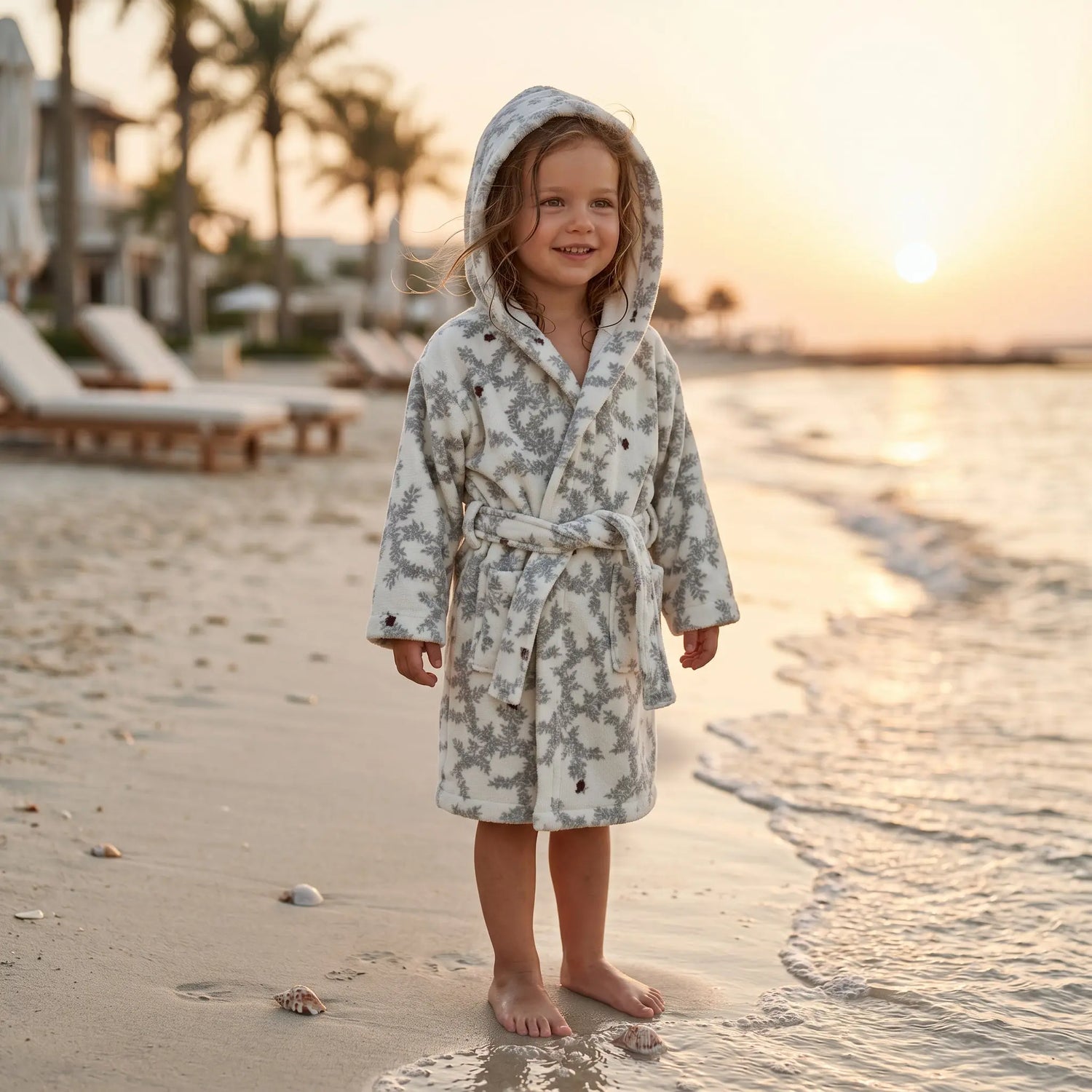 Pomegranate Terry Bathrobe GARBO &amp; FRIENDS
