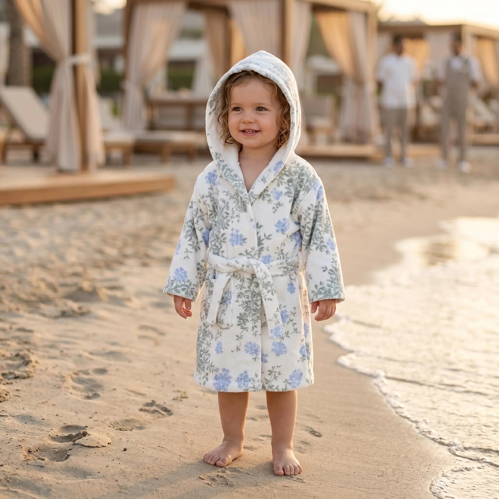 Terry Bathrobe Plumbago GARBO &amp; FRIENDS