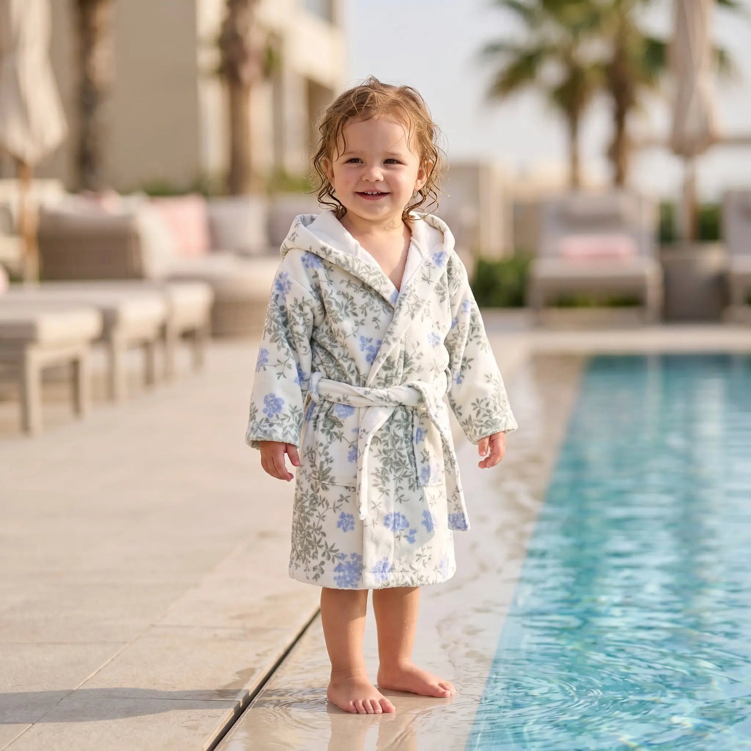 Terry Bathrobe Plumbago GARBO &amp; FRIENDS
