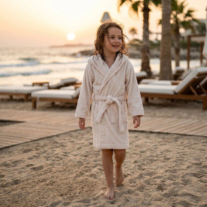 Sand Terry Bath Robe GARBO &amp; FRIENDS