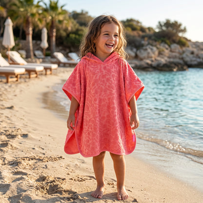 Girls Lemon Quotes Terry Beach Cover-Up Poncho