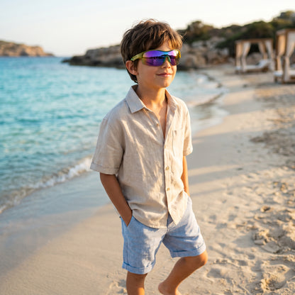 Boys Surf Pond Green Sport Sunglasses