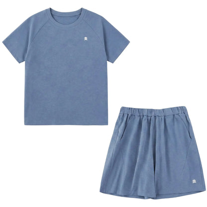 Boys Blue T-Shirt &amp; Shorts Set Sol Vera