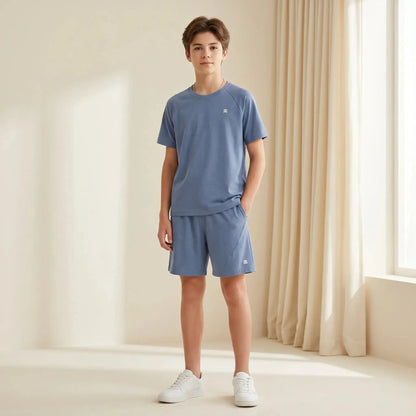 Boys Blue T-Shirt &amp; Shorts Set Sol Vera
