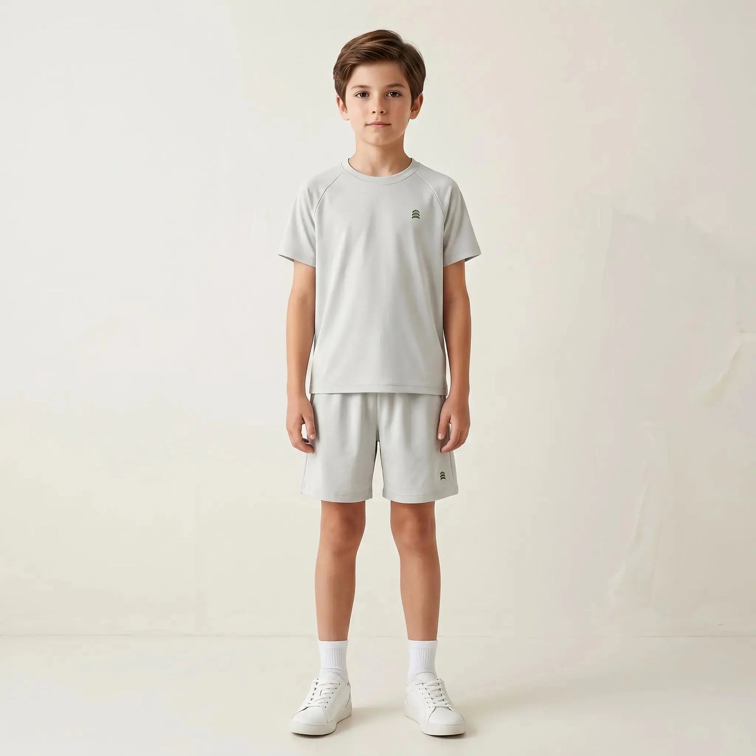 Boys Grey T-Shirt &amp; Shorts Set Sol Vera