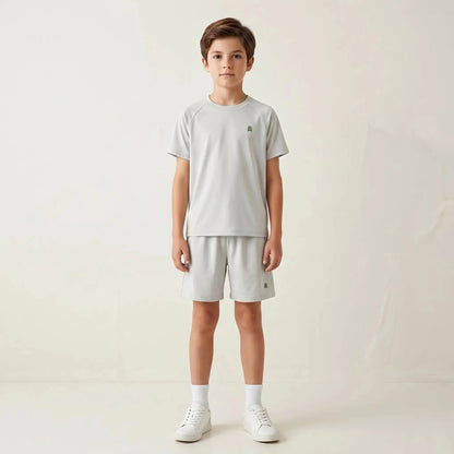 Boys Grey T-Shirt &amp; Shorts Set Sol Vera