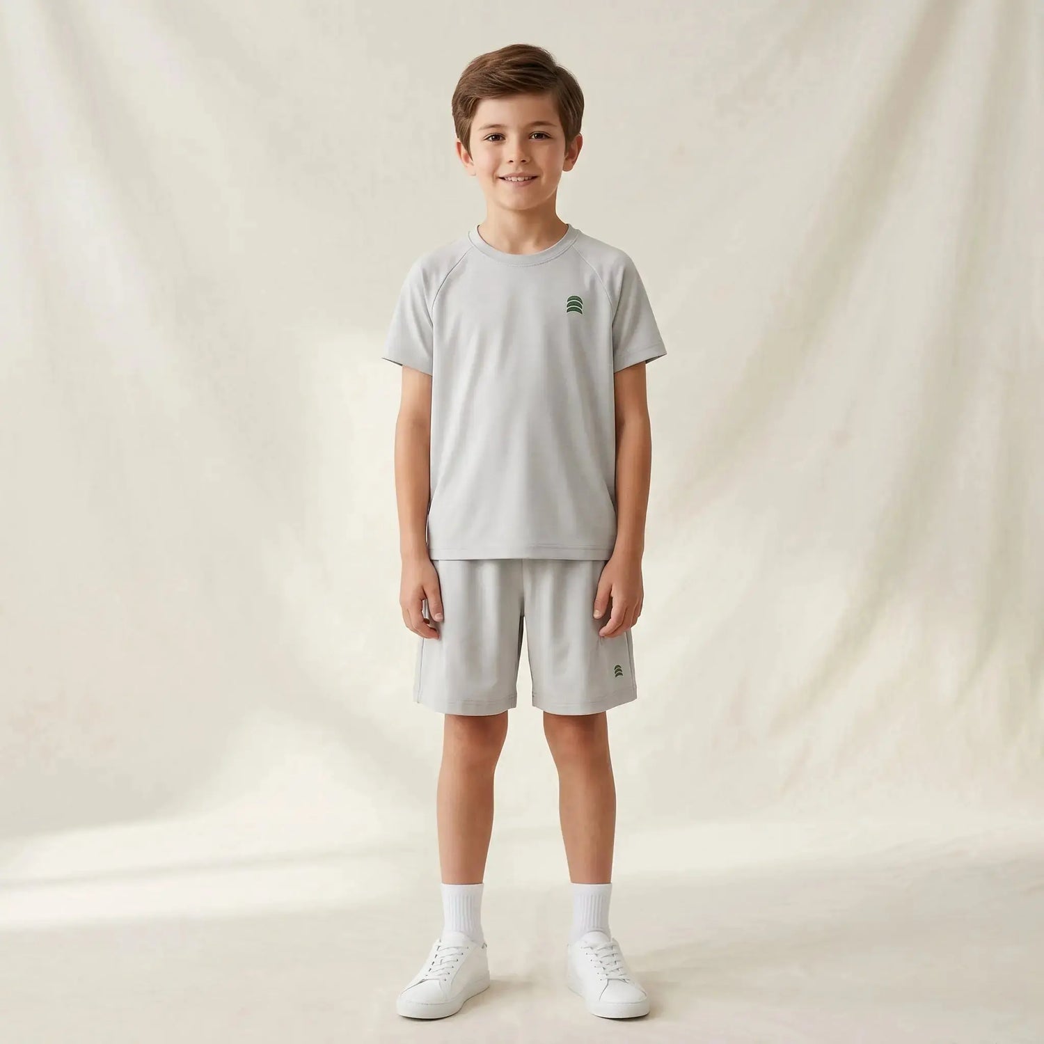 Boys Grey T-Shirt &amp; Shorts Set Sol Vera