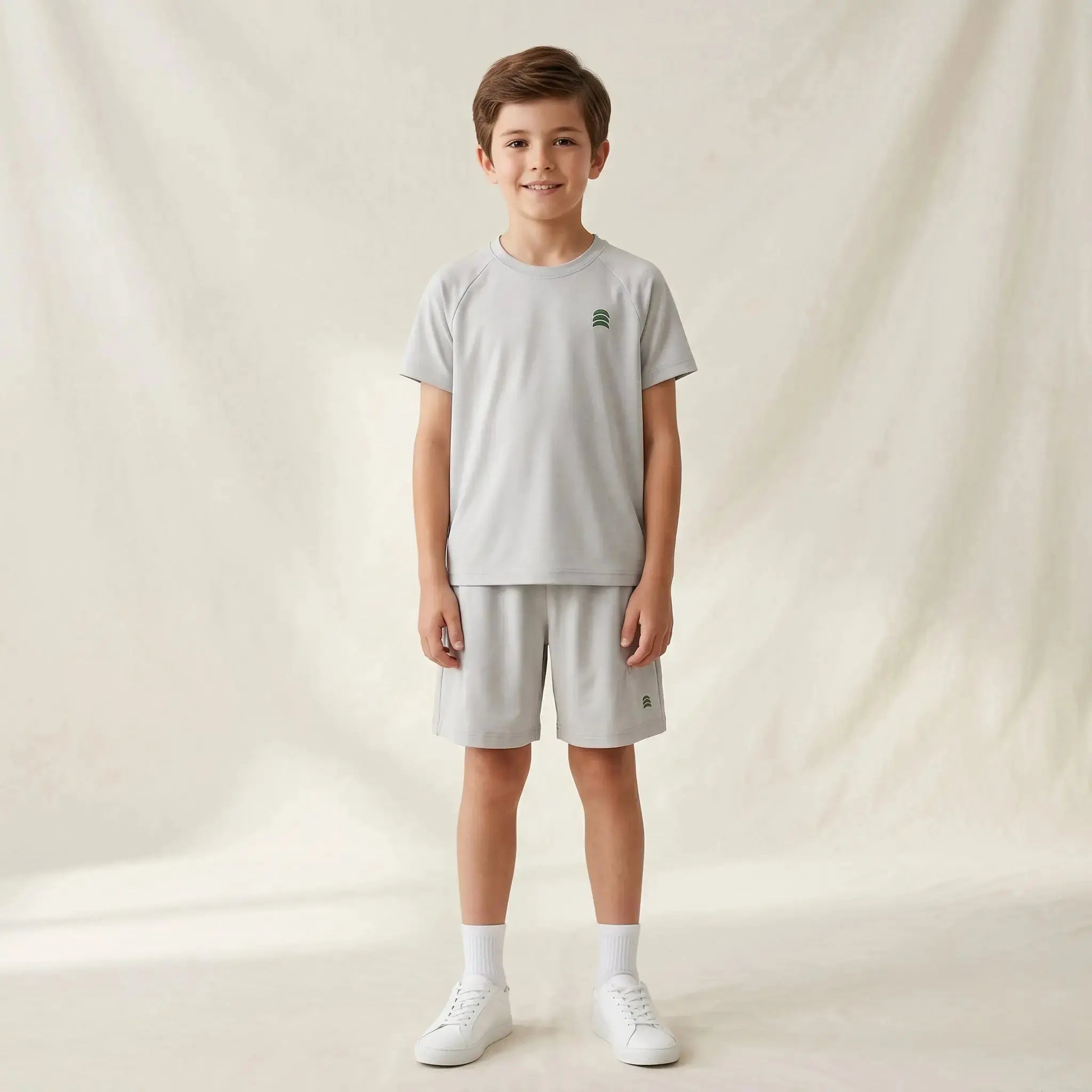 Boys Grey T-Shirt &amp; Shorts Set Sol Vera