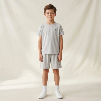Boys Grey T-Shirt &amp; Shorts Set Sol Vera