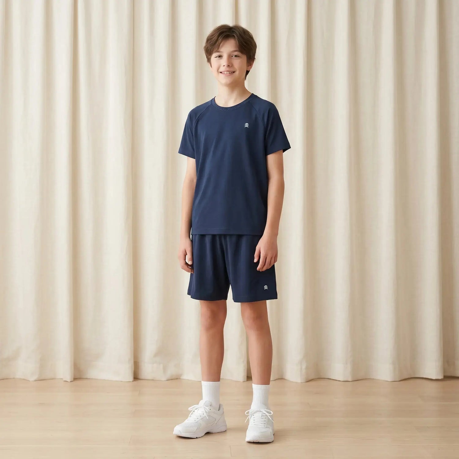 Boys Navy T-Shirt &amp; Shorts Set Sol Vera