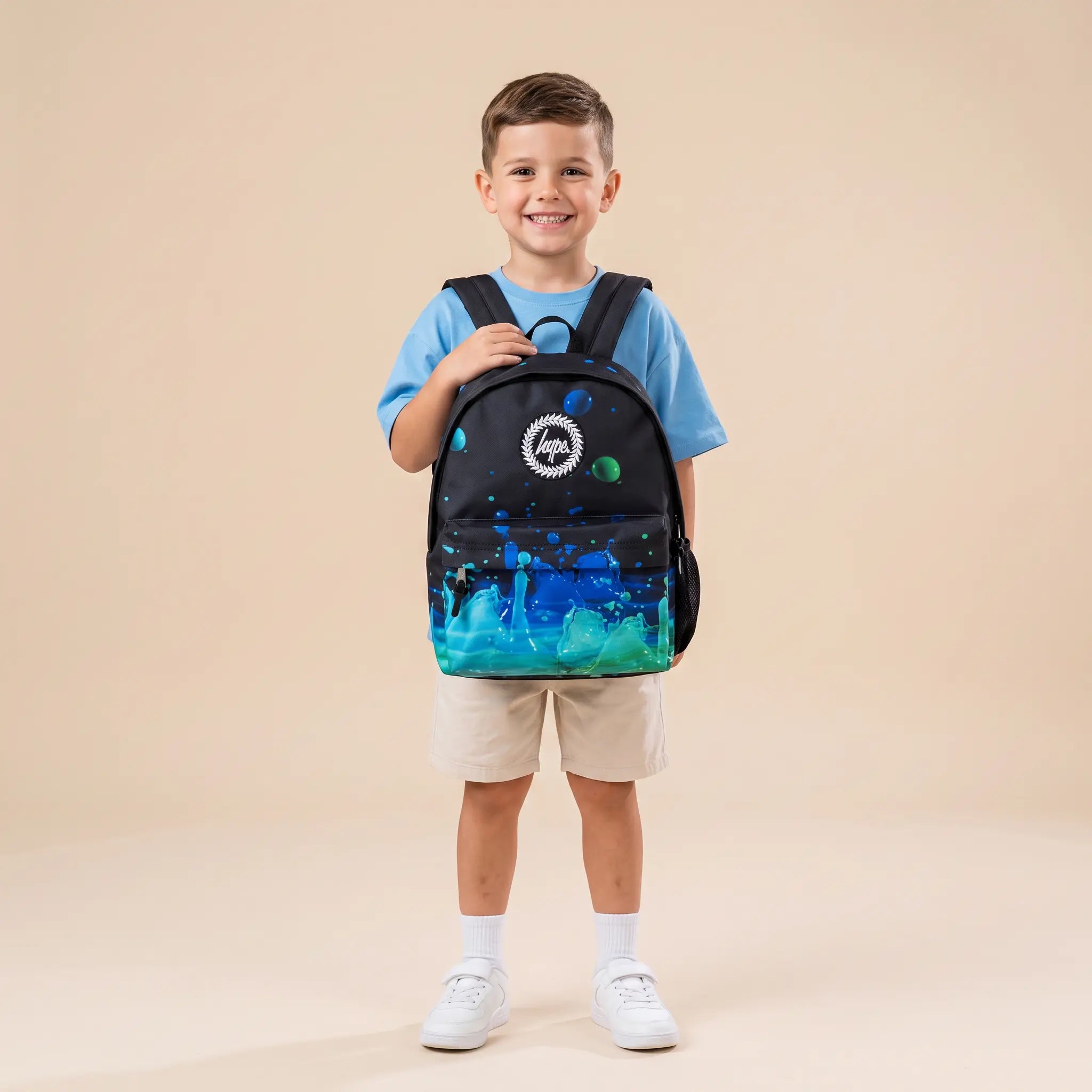Iconic Black 3D Droplets Backpack HYPE