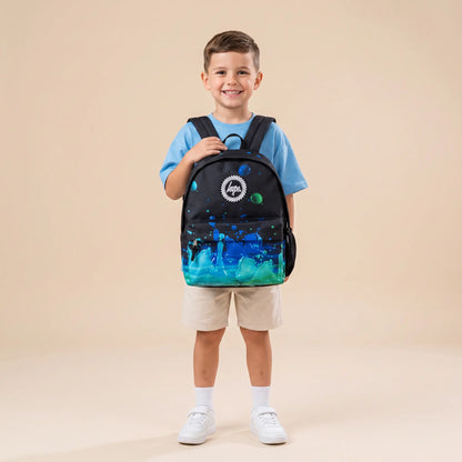Iconic Black 3D Droplets Backpack HYPE