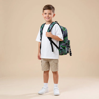 Iconic Green Glow Camo Backpack HYPE