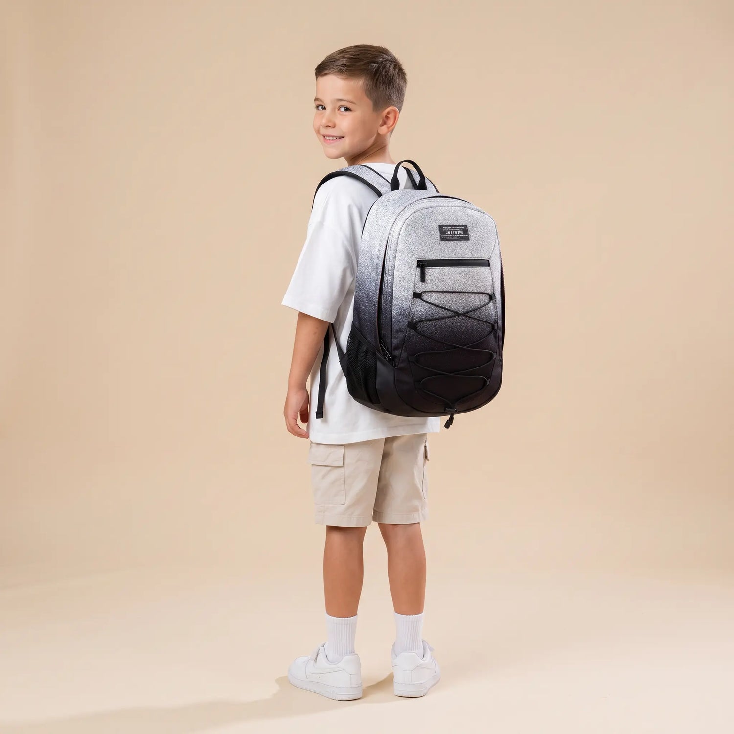 Backpack Pro Maxi Black &amp; White Speckle Fade HYPE
